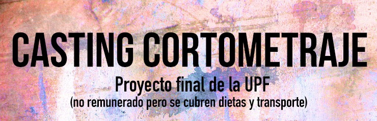 Casting cortometraje